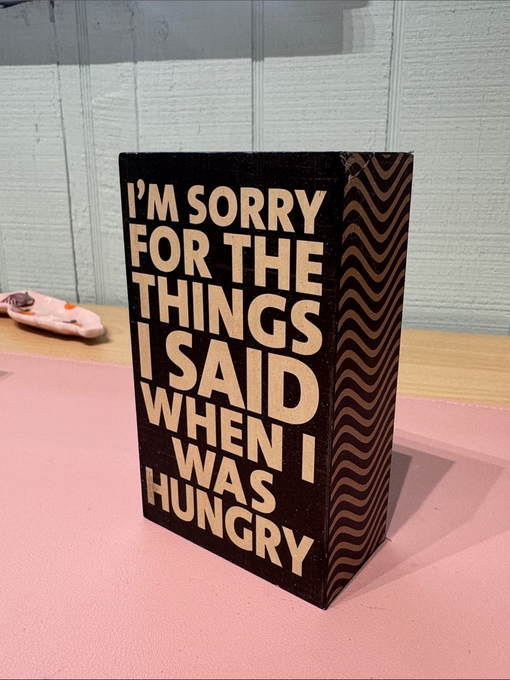 Hangry Decorative Block